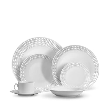 Perlée Dinnerware, White