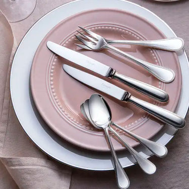 Perles Sterling Silver Five Piece Place Setting