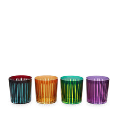 Prism Double Old Fashioned Glass, Set of 4