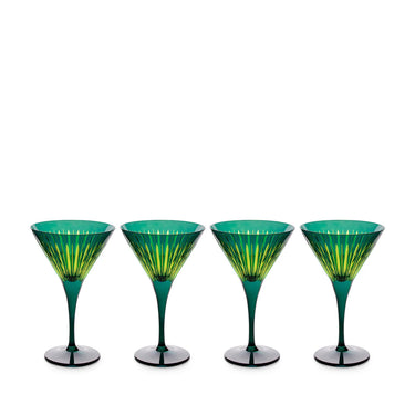 Prism Martini Glass, Set of 4