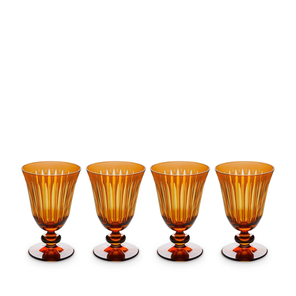 Prism Wine Glasses, Set of 4