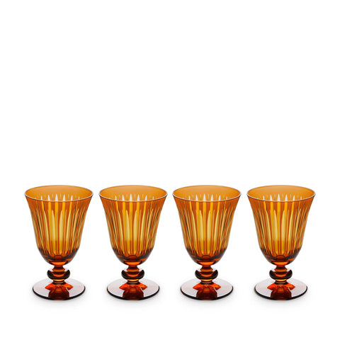 Prism Wine Glasses, Set of 4