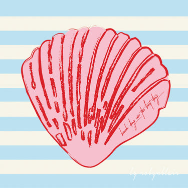 Candy Dish, Sally Seashells Stripes
