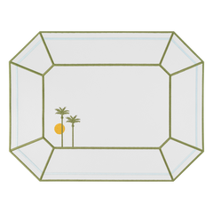 Breakfast Club Octagon Placemats, Set of 2