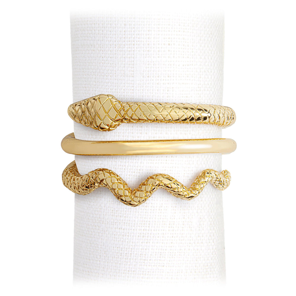 Snake Napkin Rings, Set of 4