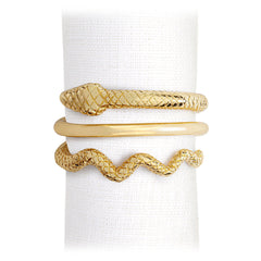 Snake Napkin Rings, Set of 4