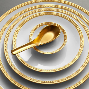 Soie Tressée Dinnerware, Gold