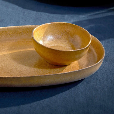 Terra Oval Platter, Leather