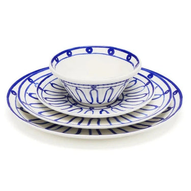 Kyma Dinnerware, Blue