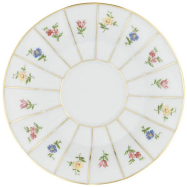 Grecque Fleurs Tea Cup & Saucer