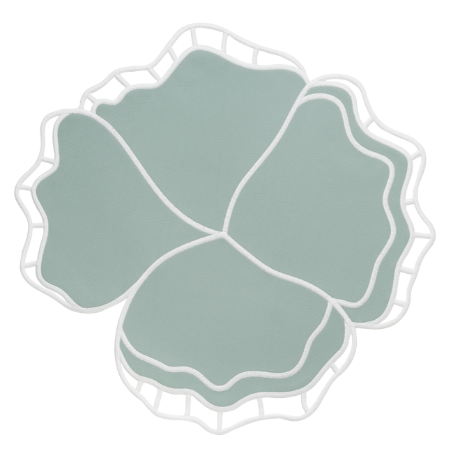 Eclipse Faux Leather Placemats, Set of 2