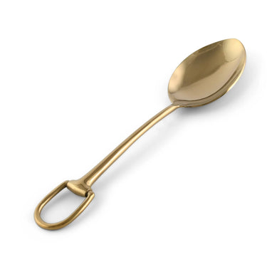 Stirrup Serving Spoon, Stainless Steel Shiny Gold