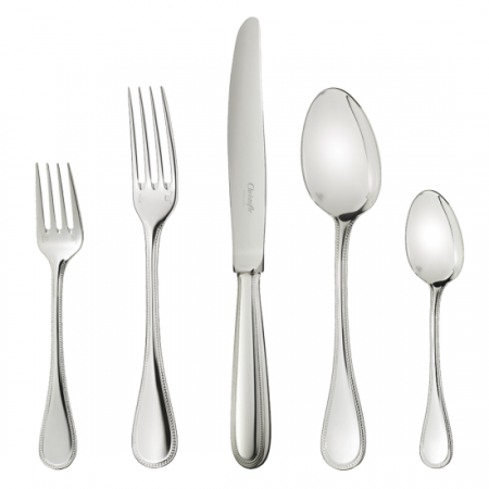 Perles Silver-Plated Five Piece Place Setting