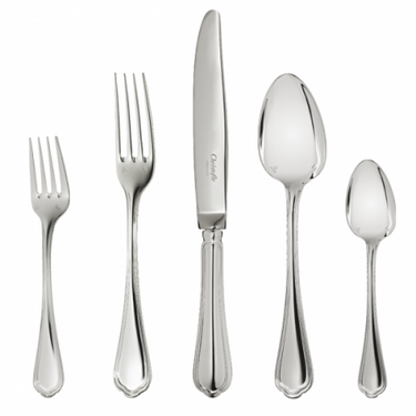 Spatours Silver-Plated Five Piece Place Setting