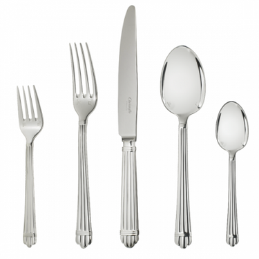Aria Silver-Plated Five Piece Place Setting