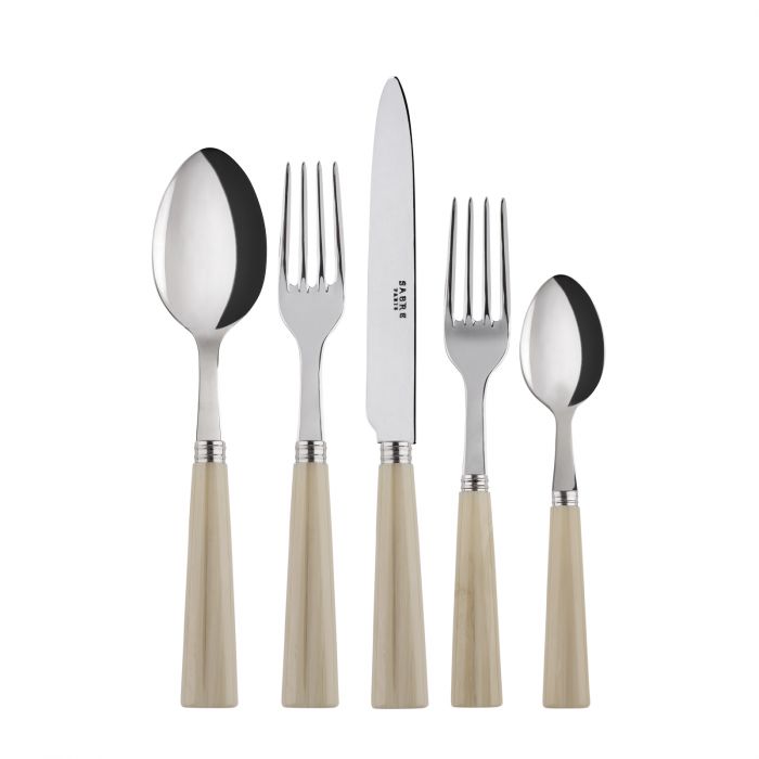 Nature Five Piece Place Setting, Faux Horn