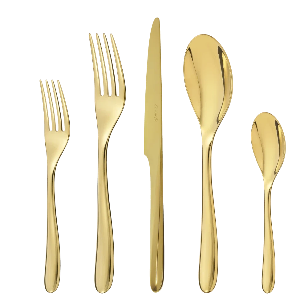 L'ame de Christofle Stainless Steel Five Piece Place Setting