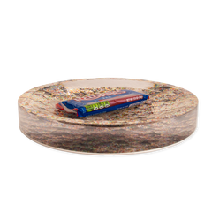 Oversized Candy Dish, Rainbow Drop