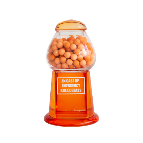 Gumball Machine Sculpture, Orange Sherbert