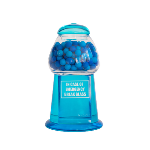 Gumball Machine Sculpture, Blue Berry