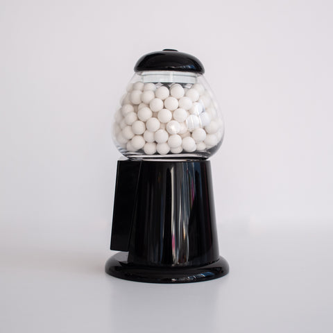 Gumball Machine Sculpture, Black Licorice