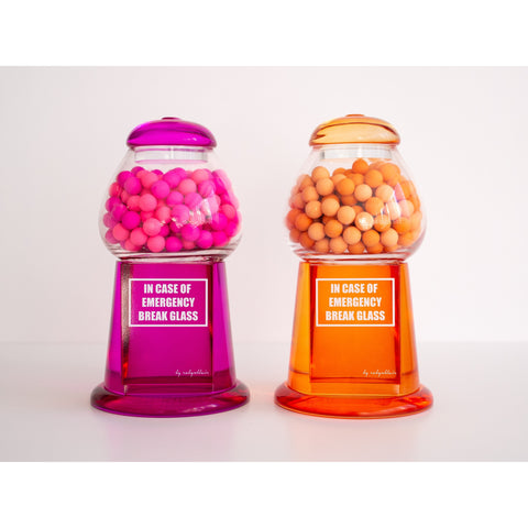 Gumball Machine Sculpture, Orange Sherbert