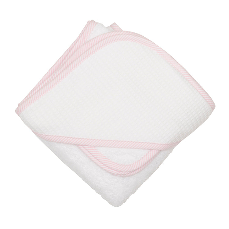 Seersucker Stripe Infant Towel & Washcloth Set