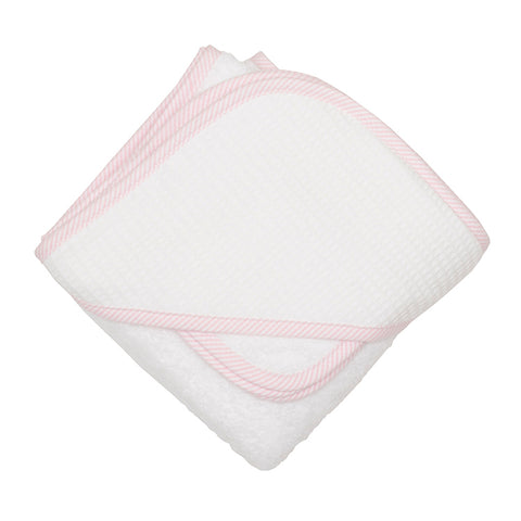 Seersucker Stripe Infant Towel & Washcloth Set