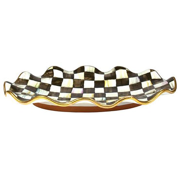 Courtly Check Serving Platter, Large