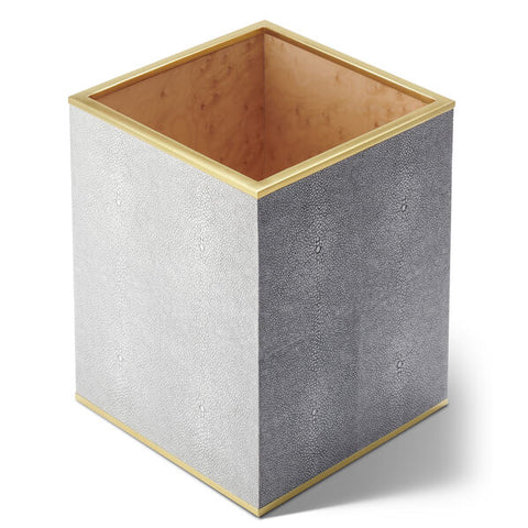 Classic Shagreen Wastebasket