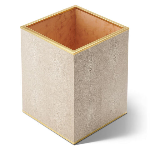 Classic Shagreen Wastebasket