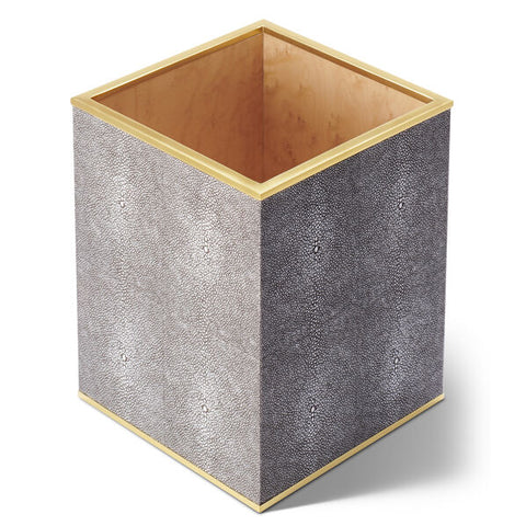 Classic Shagreen Wastebasket