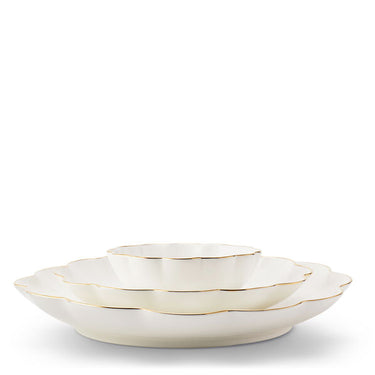 Scalloped Nesting Dish, Set of 3