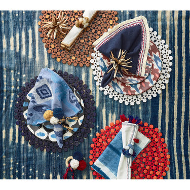 Round Bamboo Placemat, Set of 4