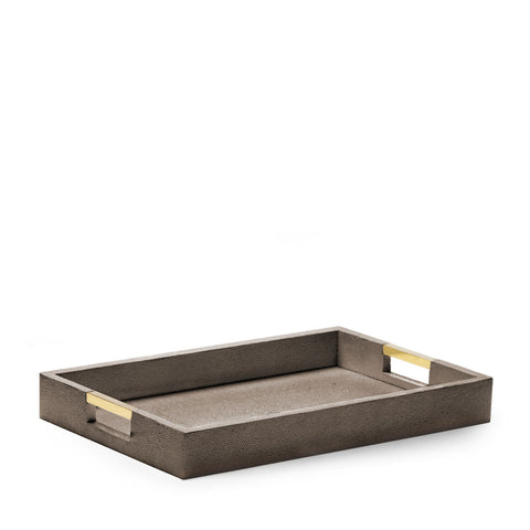 Modern Shagreen Desk Tray