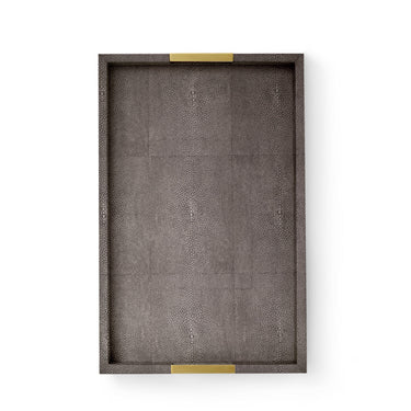 Modern Shagreen Desk Tray