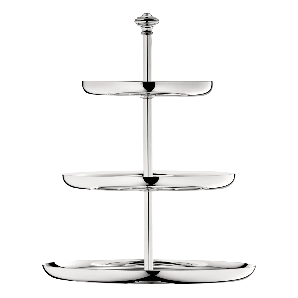 Albi Silver-Plated 3-Tier Dessert Stand