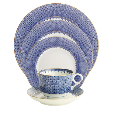 Lace Dinnerware, Blue