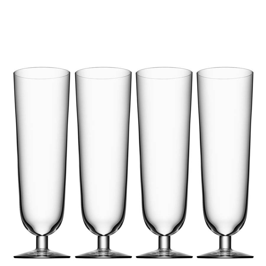 Orrefors Beer Pilsner, Set of 4