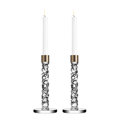 Carat Candlestick, Medium, Set of 2
