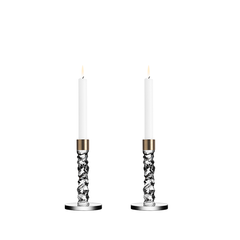 Carat Candlestick, Small, Set of 2