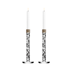 Carat Candlestick, Large, Set of 2