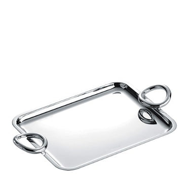 Vertigo Silver-Plated Tray, Small