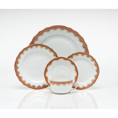 Fish Scale Dinnerware, Rust
