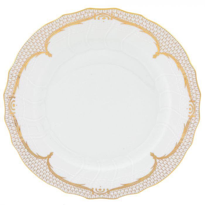 Golden Elegance Dinner Plate