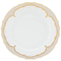 Golden Elegance Dinner Plate