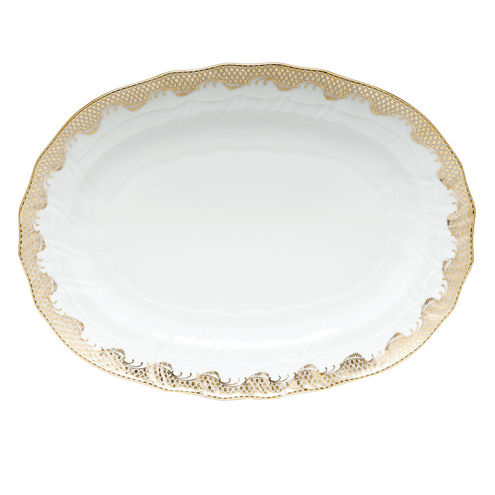Fish Scale Oval Platter
