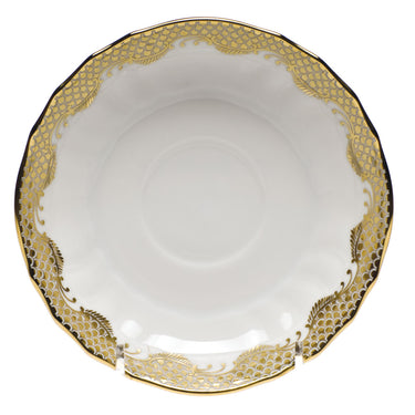 Fish Scale Canton Saucer