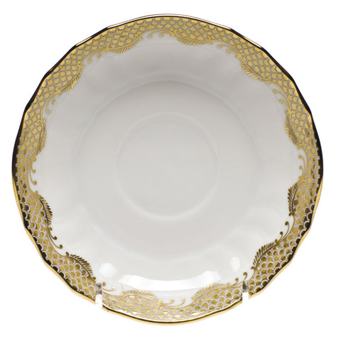 Fish Scale Canton Saucer