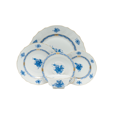 Chinese Bouquet Dinnerware, Blue